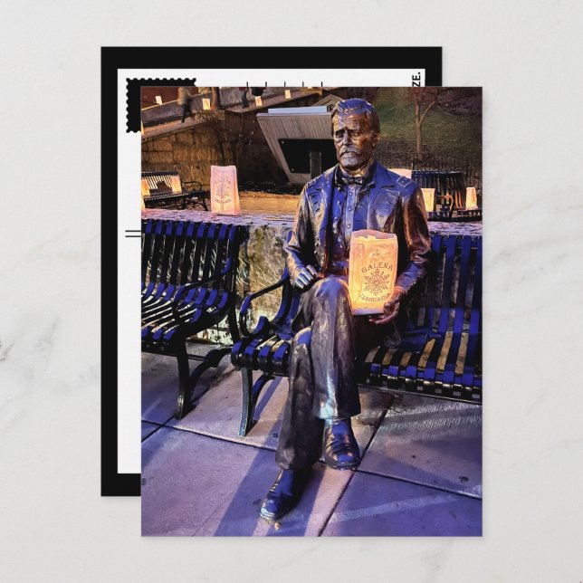 galena luminaria grant bench postcard (Front/Back)
