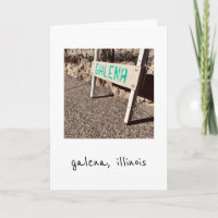 galena sidewalk sign