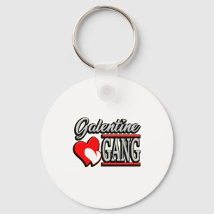 Galentine Gang Funny Valentines Day With The Gir Key Ring