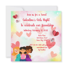 Galentine´s Girls Night  Invitation