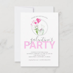 Galentines Birthday Invitations Online
