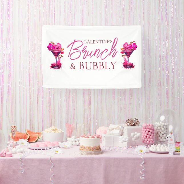 Galentine's Brunch and Bubbly Banner (Party)