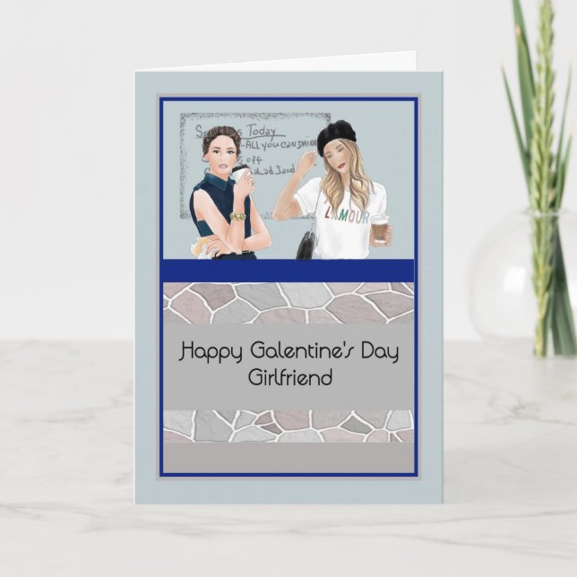 Galentine's Day Card for Special Girlfriend (Front)