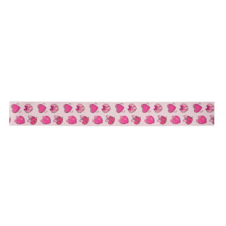 Galentine's Day Coquette Pink Bow Heart Gift Box P Satin Ribbon