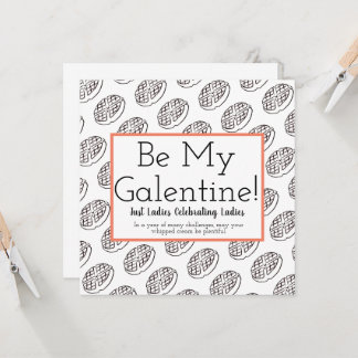 Galentine's Day Editable Greeting Card