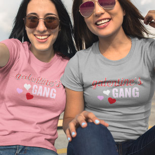 Galentine's Day Gang Girls Ladies Tri-Blend Shirt