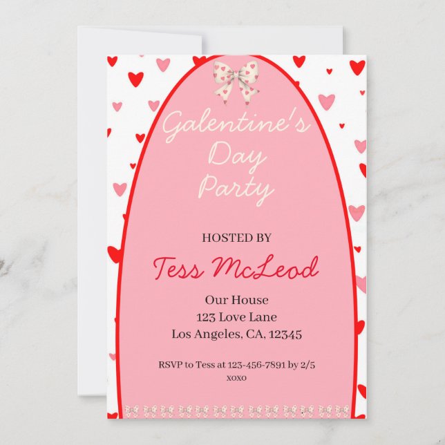 Galentine's Day Invitation (Front)