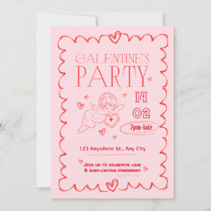 Galentine's Day Invitation idea