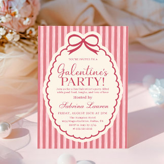 Galentine's Day Party Girls Valentine Invitation