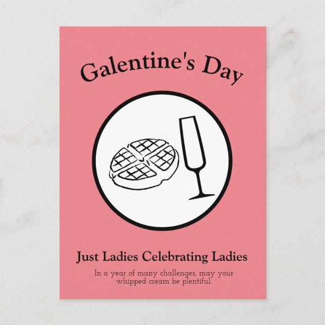 Galentine's Day Post Card (Front)