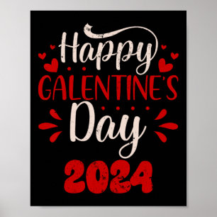 Galentine's Day Squad Gang Valentine Galentine's D Poster