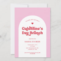 Galentine's Day Valentine's Day Pink Brunch