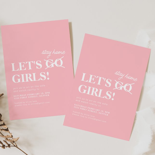 Galentines Dinner Valentine Girls Night Invite (Creator Uploaded)