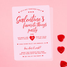 Galentine's Favourite Things Party Valentine's