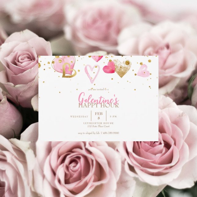 Galentine's Happy Hour  Invitation (Creator Uploaded)
