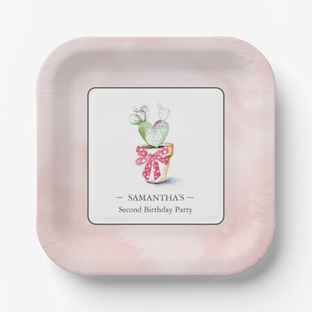 Galentines Party Decor Paper Plate (Front)