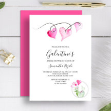 Galentines Themed Bridal Shower