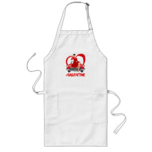 Galentines Valentines Woman Women Galentine Love Long Apron