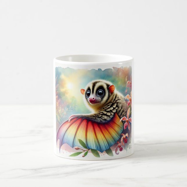 Galeopithecus Majesty 290824AREF145 - Watercolor Coffee Mug (Center)