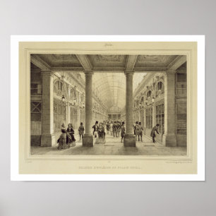 Galerie d'Orleans at the Palais Royal, from 'Paris Poster