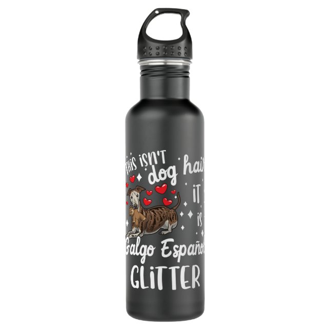 Galgo Español Dog Spanish Sighthound 710 Ml Water Bottle (Front)