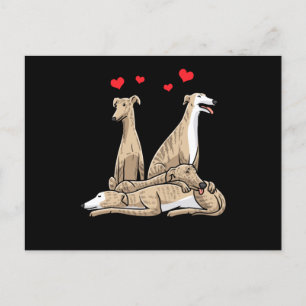 Galgo Español Dog Spanish Sighthound Postcard