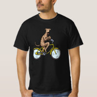 Galgo Espanol Dog with bike Spanish sighthound