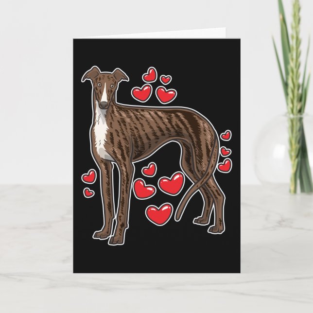 Galgo Espanol Greyhound Gift Card (Front)
