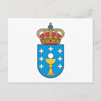 Galicia Coat of Arms Postcard
