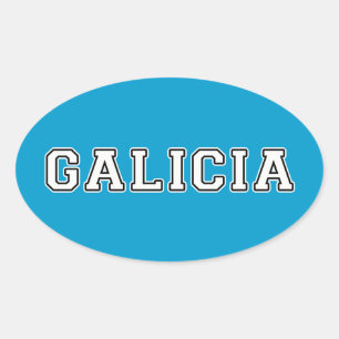 Galicia Oval Sticker