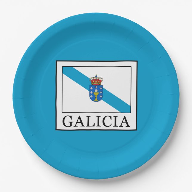 Galicia Paper Plate (Front)