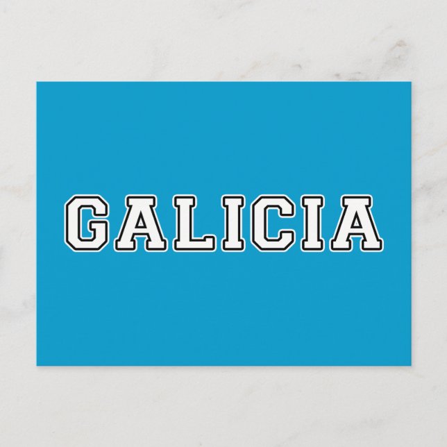 Galicia Postcard (Front)