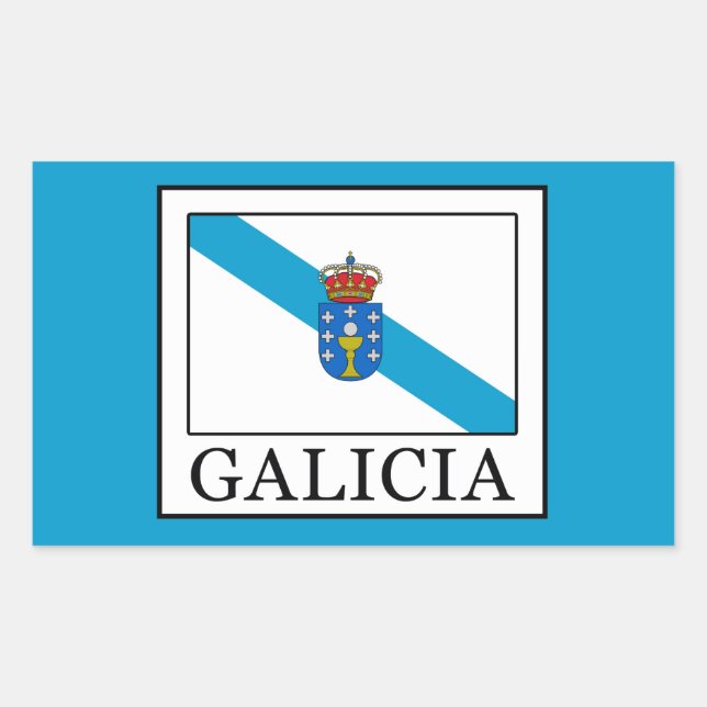 Galicia Rectangular Sticker (Front)