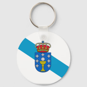 Galicia (Spain) Flag Key Ring