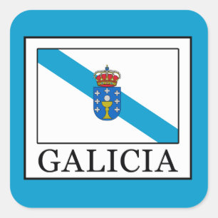Galicia Square Sticker