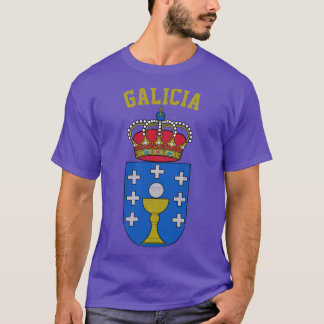 Galicia Vintage Faded Look Design T-Shirt