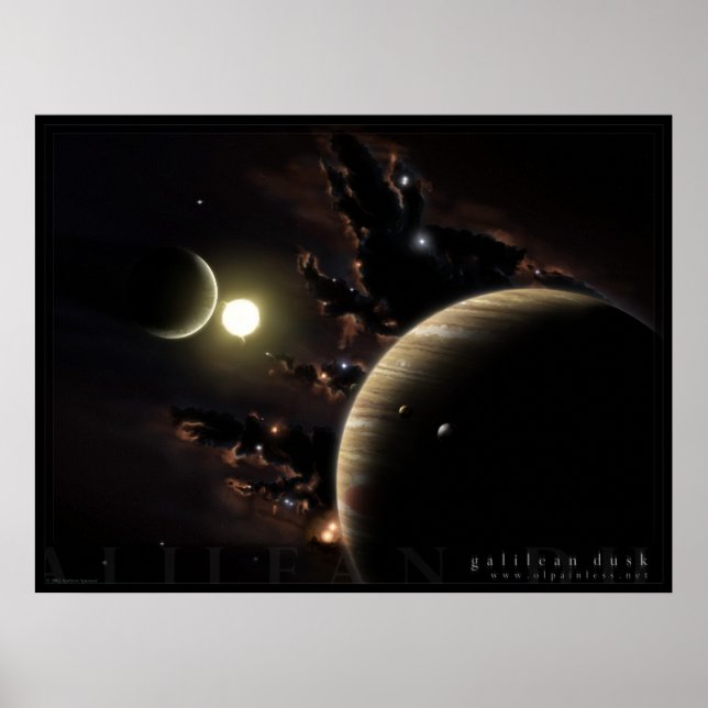 Galilean Dusk Poster (Front)