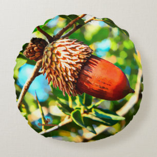 Galilee Acorn Round Cushion
