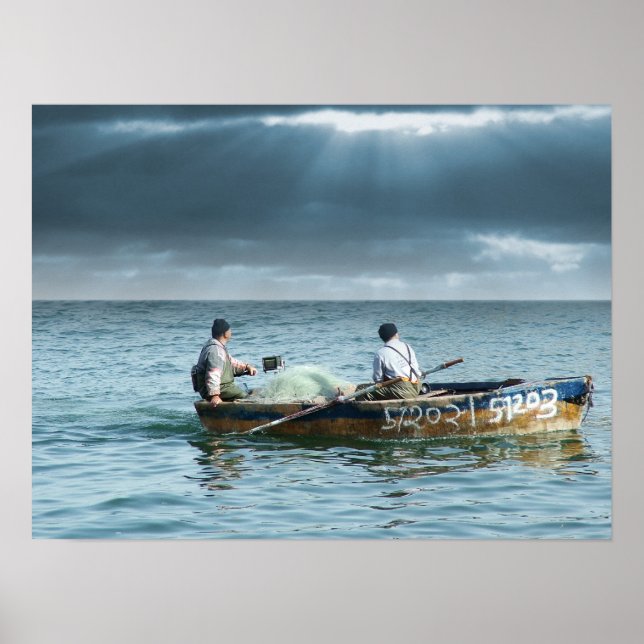 Galilee Fisherman - Pescadores Galileus em Israel Poster (Front)