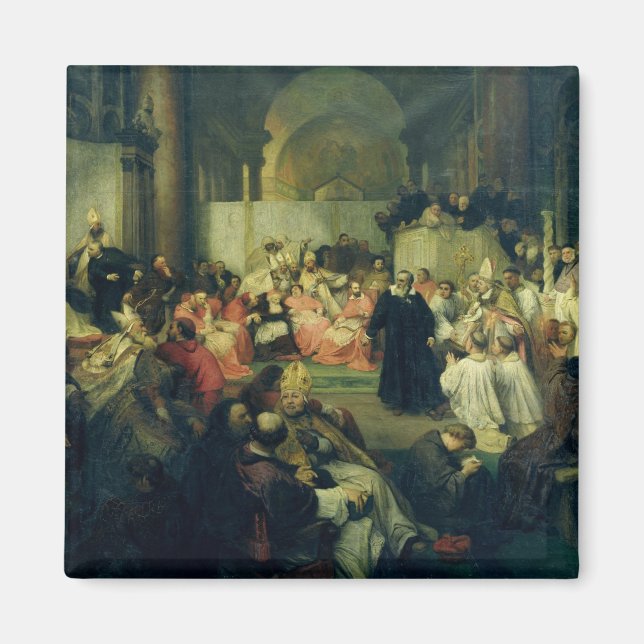 Galilei before the Council, 1861 Magnet (Front)