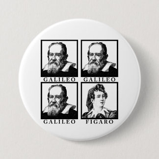 Galileo Figaro BW 7.5 Cm Round Badge