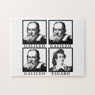 Galileo Figaro BW Jigsaw Puzzle
