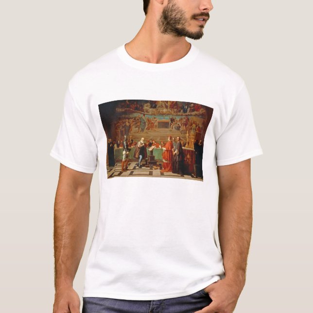 Galileo Galilei (1564-1642) before members of the T-Shirt (Front)