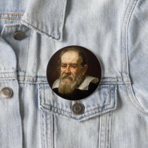 Galileo Galilei 7.5 Cm Round Badge
