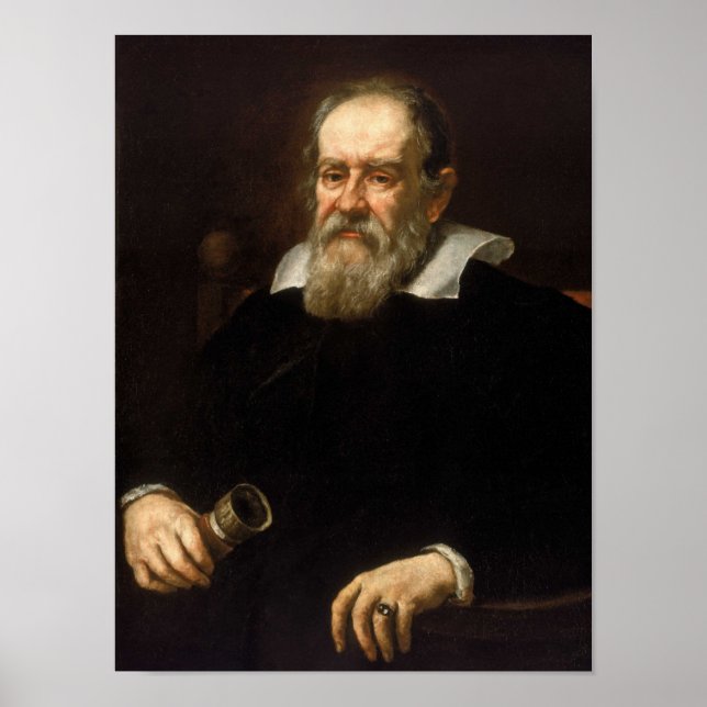 Galileo Galilei - Astronomer and Mathematician Poster (Front)