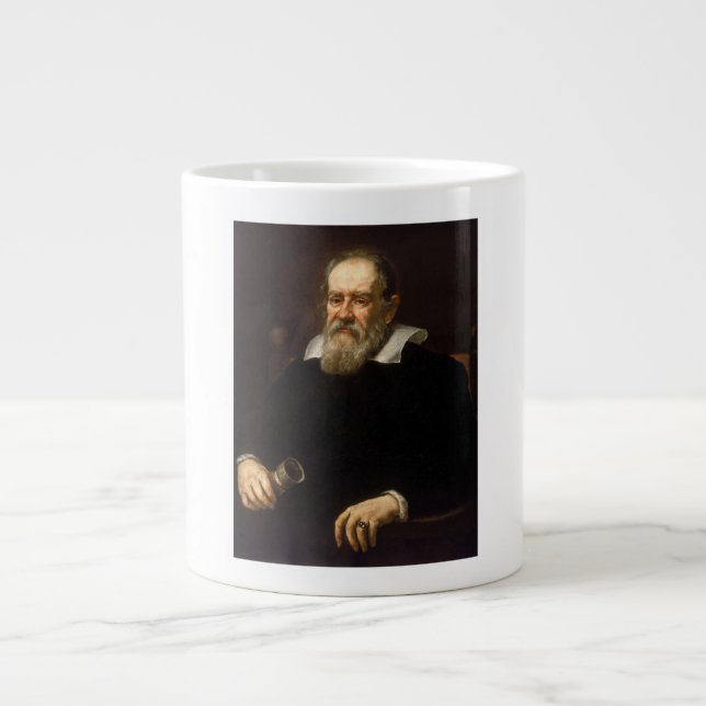 Galileo Galilei Father of Modern Science Astronomy Large Coffee Mug (Front)
