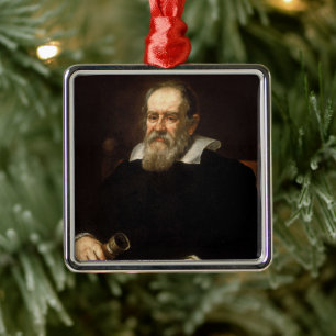 Galileo Galilei: Father of Science & Astronomy Metal Tree Decoration