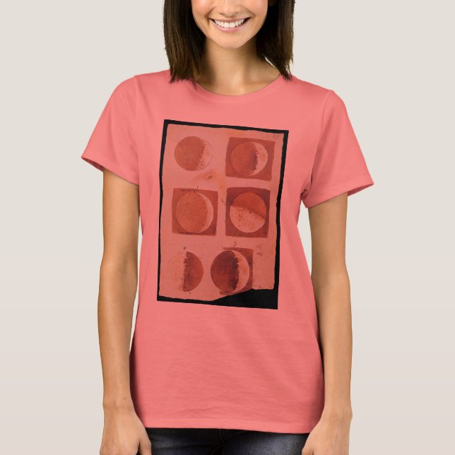 Galileo moon phases 1616 T-Shirt (Front)