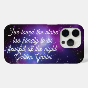 Galileo Quote Galaxy Cluster Celestial Photo iPhone 15 Pro Case