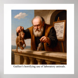 Galileo’s horrifying use of laboratory animals. poster